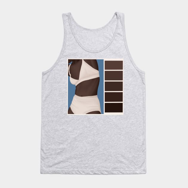 Skin tones dark Tank Top by JadedWolvesArt